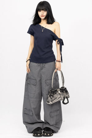 Retro Multi-Pocket Work Pants