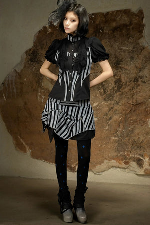 Retro Palace Puff Sleeve Blouse