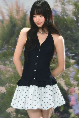 Retro Patchwork Floral Dress