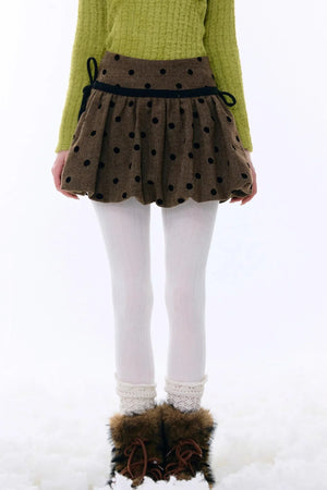 Retro Polka Dot Skirt