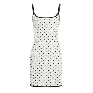 Retro Polka Dot Slip Dress