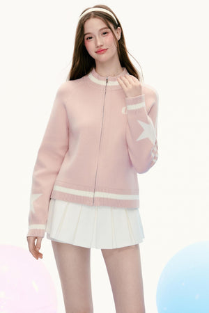 Retro Preppy Stitching Skirt Pants