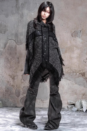 Retro Punk Cross Cloak