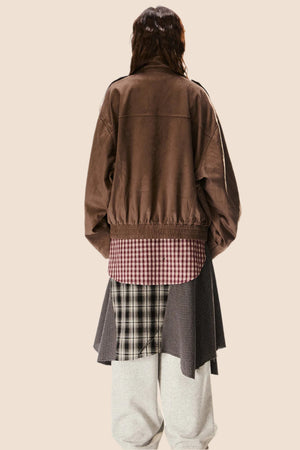 Retro Sheepskin Maillard Loose Jacket