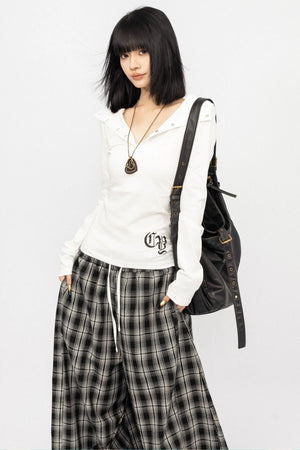 Retro Slim Sunscreen Smock Top