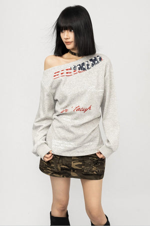 Retro Spice Girl Long Sleeve Sweatshirt Top