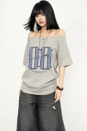 Retro Spice Girls One-Shoulder Tee