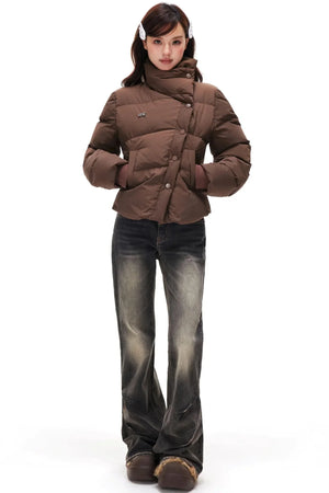 Retro Stand Collar Cotton Jacket