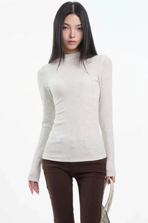 Retro Striped Slim-Fit Base Top