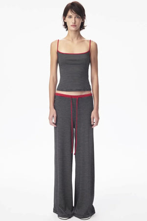 Retro Striped Tank Pants Set-Up