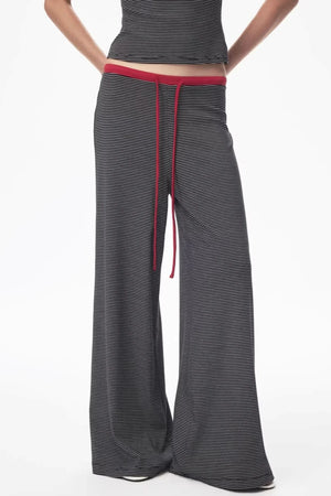 Retro Striped Tank Pants Set-Up