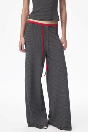 Retro Striped Tank Pants Set-Up