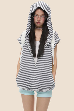 Retro Style Rabbit Ear Jacket
