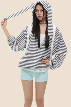 Retro Style Rabbit Ear Jacket