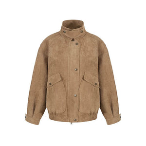 Retro Suede Quilted Jacket