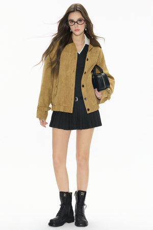 Retro Suede Work Jacket