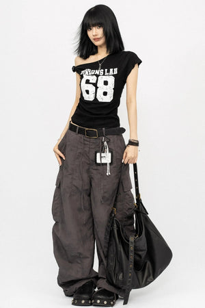 Retro Summer Slant Top