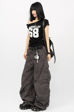 Retro Summer Slant Top