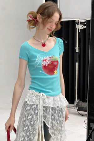 Retro V-Neck Tee