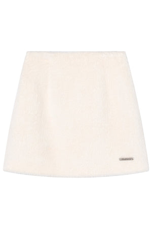 Retro Velvet Snow A Line Skirt