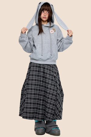 Retro Vintage Midi Skirt