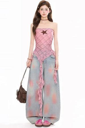 Retro Washed Gradient Pants