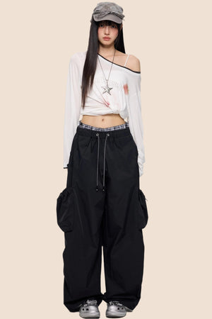 Retro Wide-Leg Pants