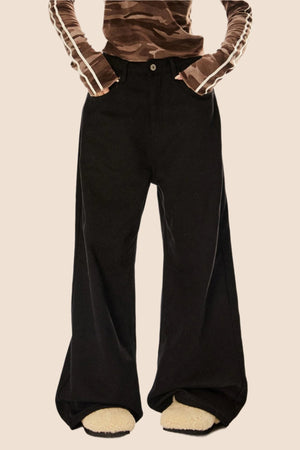 Retro Wide-Leg Trousers