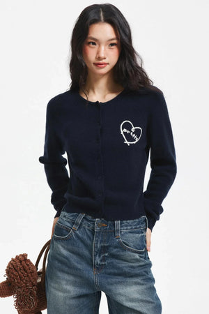 Retro Wool Knitted Cardigan