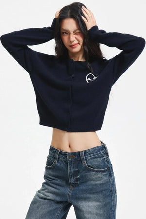 Retro Wool Knitted Cardigan