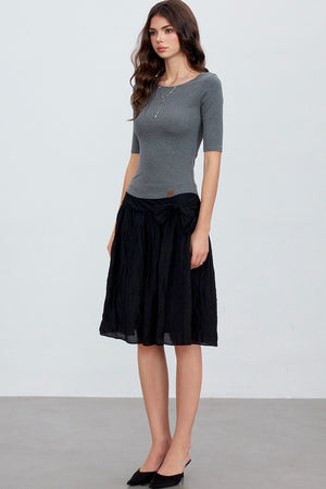 Reversible Cross-Knot Blouse