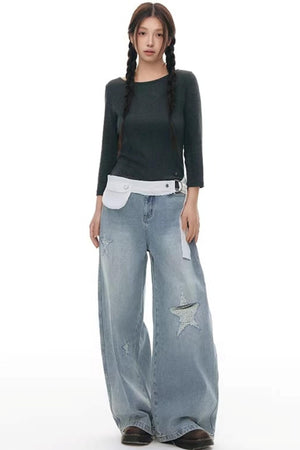 Reversible Faux Sleeve Top