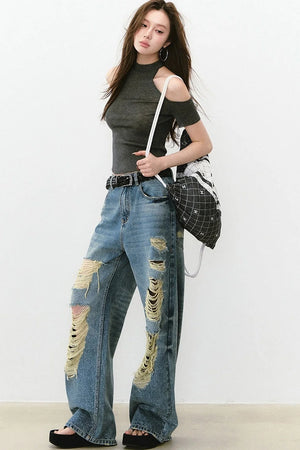 Reversible Lace-Up Knit Vest