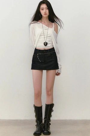 Reversible Rhinestone Blouse