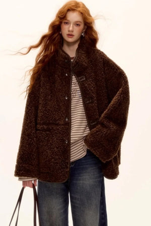 Reversible Suede Lambswool Jacket