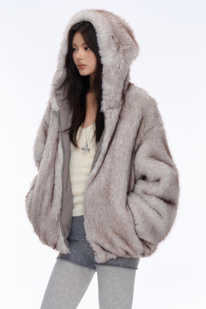 Reversible Wool Plush Jacket