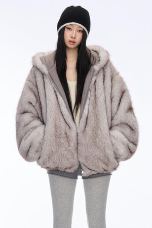Reversible Wool Plush Jacket