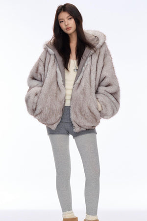 Reversible Wool Plush Jacket
