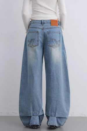 Rhinestone Blue Scimitar Pants
