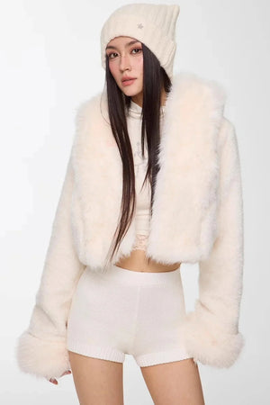 Rhinestone High-Neck Top