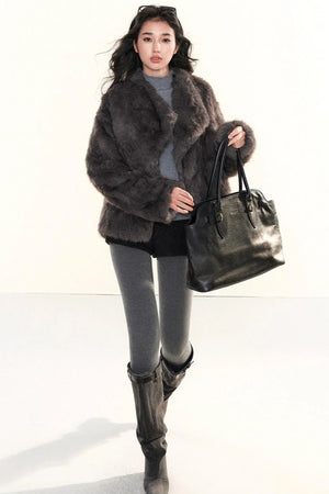 Ribbed Waist-Cinching Knit Sweater