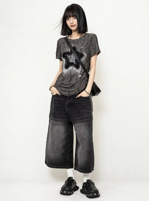 Ripped Versatile Short Sleeve T-Shirt