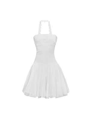Ripple Halterneck Dress