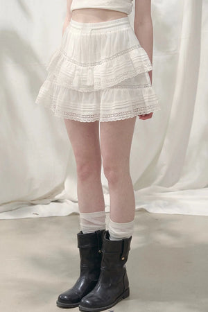 Ripples of the Sea Lace Skirt