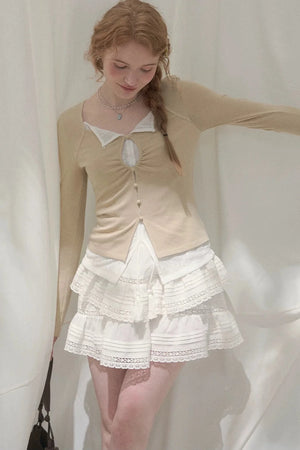 Ripples of the Sea Lace Skirt