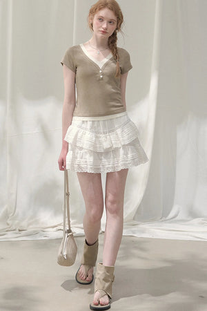 Ripples of the Sea Lace Skirt