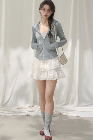Ripples of the Sea Lace Skirt