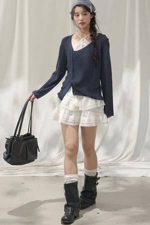 Ripples of the Sea Lace Skirt