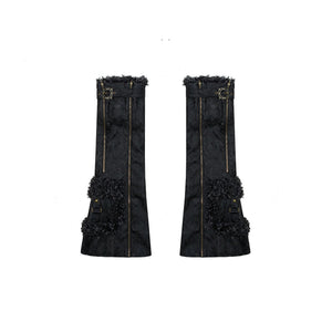 Rock Leather Shorts & Leg-Wear Set-UP