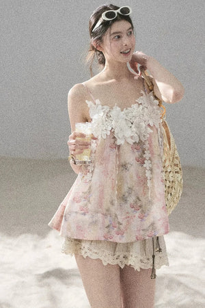 Romance Floral Embroidered Top